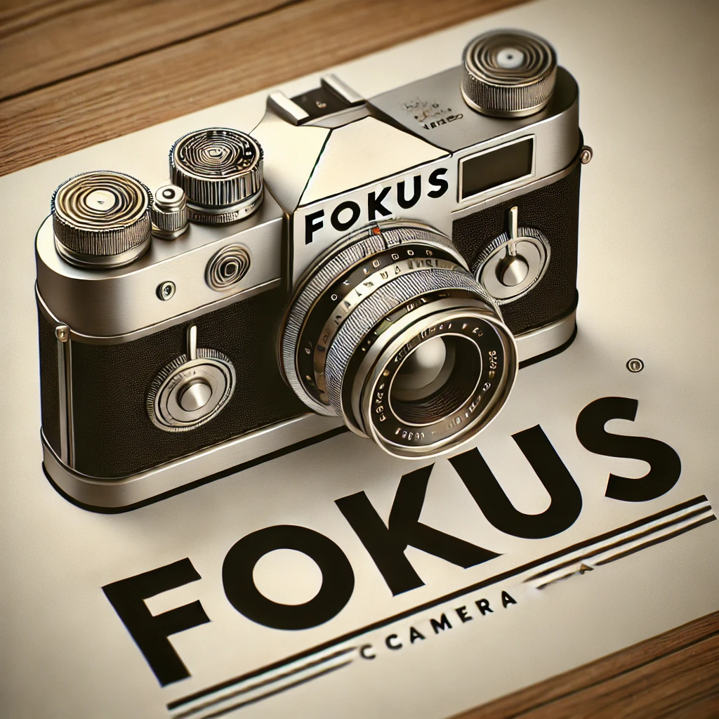 Logo camara de fotos fokus